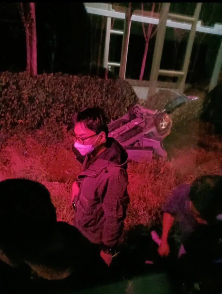 Anh D và gia đình vẫn bình an sau giây phút kinh hoàng