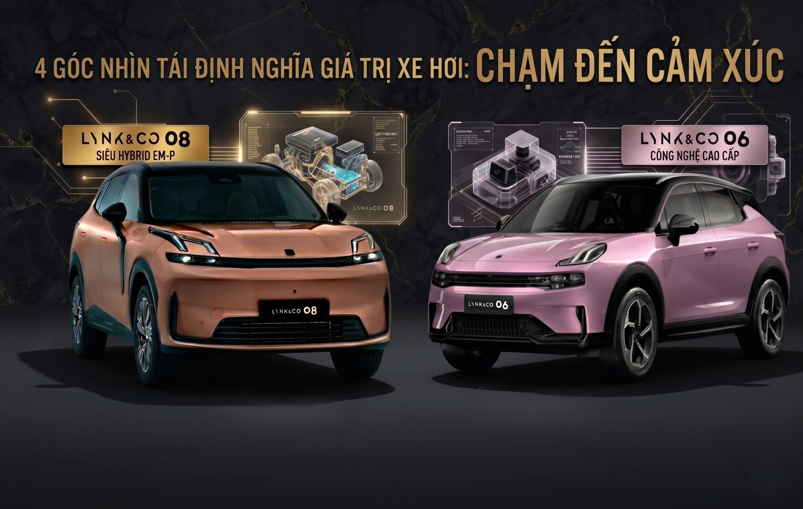 Khám phá thế giới xe Lynk & Co 08 và 06 với công nghệ tiên tiến, thiết kế đẳng cấp và trải nghiệm di chuyển tuyệt vời. Chúng tôi sẽ giúp bạn tìm hiểu thêm về các tính năng và ưu điểm của hai mẫu xe này.